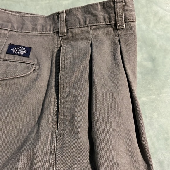 1970’s Vtg Mens Dockers brushed cotton W33 L32 Pleated front button - Picture 8 of 15